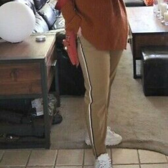 Forte Forte tuxedo stripe wool blend extra high rise pants Sz 00 Made in Italy - Picture 3 of 6